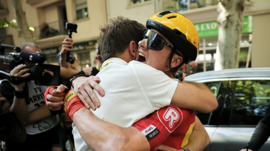 Abrahamsen wins Tour de France stage as Pogacar survives scare