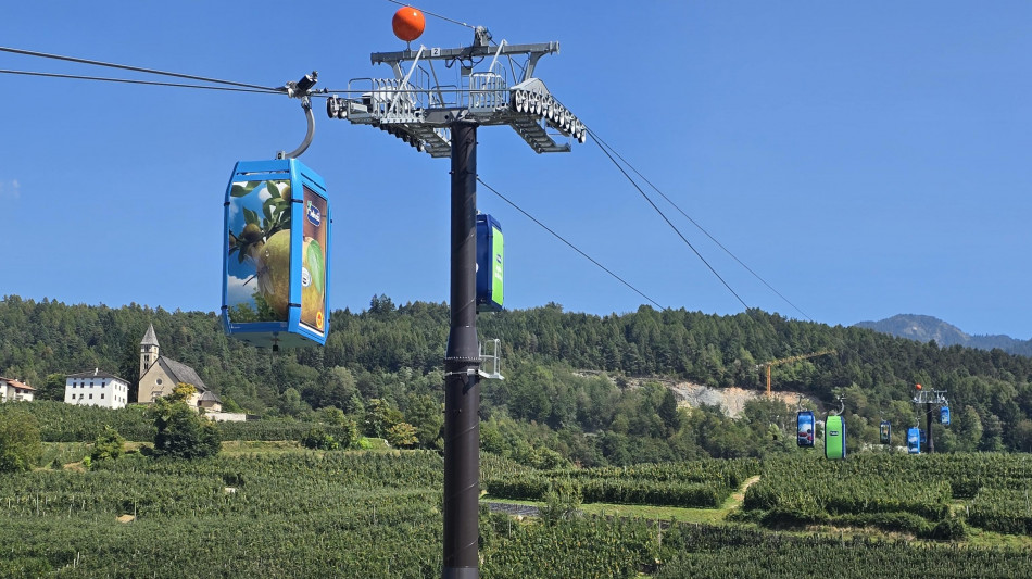 La funivia delle mele &egrave; 'orgogliosamente Made in Italy al 100%'