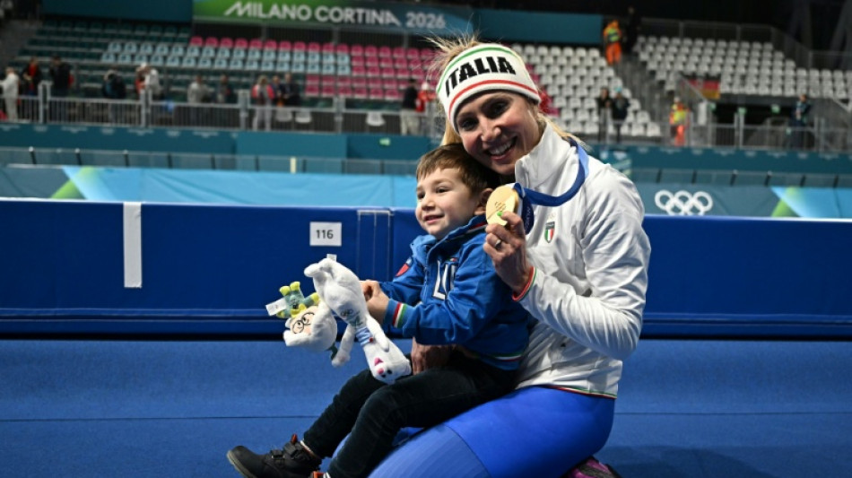 Lollobrigida skates to first Italian gold of Milan-Cortina Games