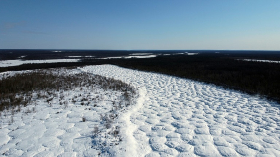 En Sibérie, le dégel du pergélisol constelle le paysage d'intrigantes bosses