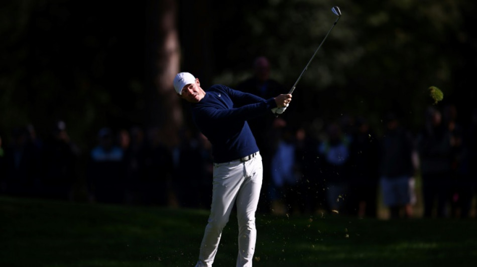 McIlroy five shots off European PGA lead after finding water on 18th