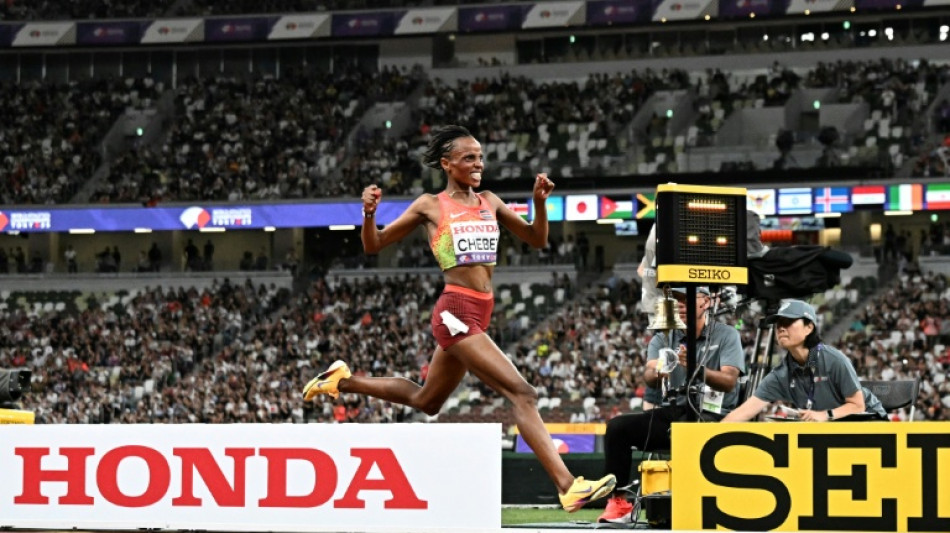 Kenya's Chebet wins 10,000m gold to set up tilt at world double