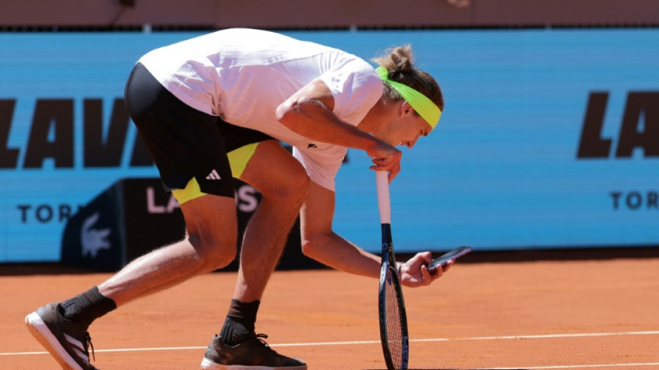 Masters 1000 de Madrid: Zverev dénonce un "dysfonctionnement" de l'arbitrage électronique