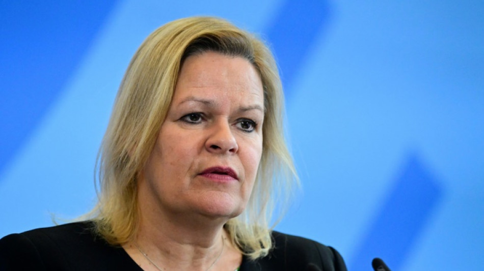 Faeser hat kein Verst&auml;ndnis f&uuml;r Aktionen von Klimagruppe Letzte Generation