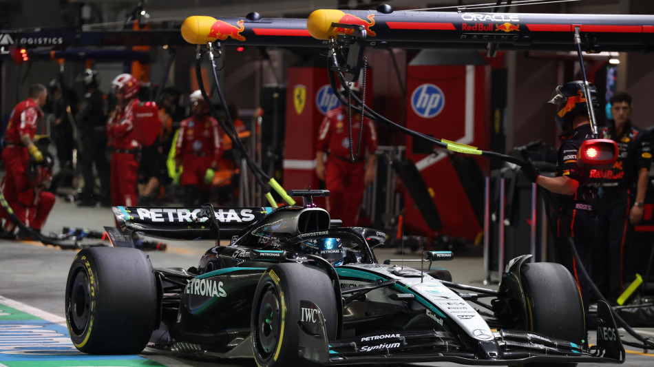 Gp di Singapore, vince Russell davanti a Verstappen e Norris