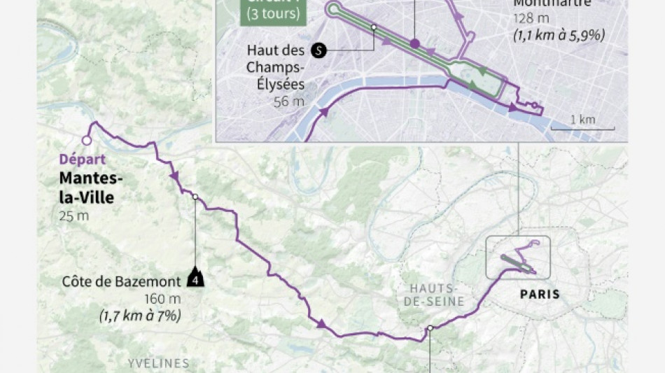 La 21e &eacute;tape du Tour: Montmartre, spectacle et crispation
