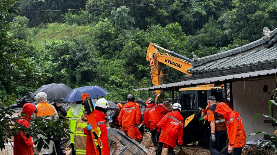 Mindestens 22 Menschen nach massiven Regenf&auml;llen in S&uuml;dkorea gestorben