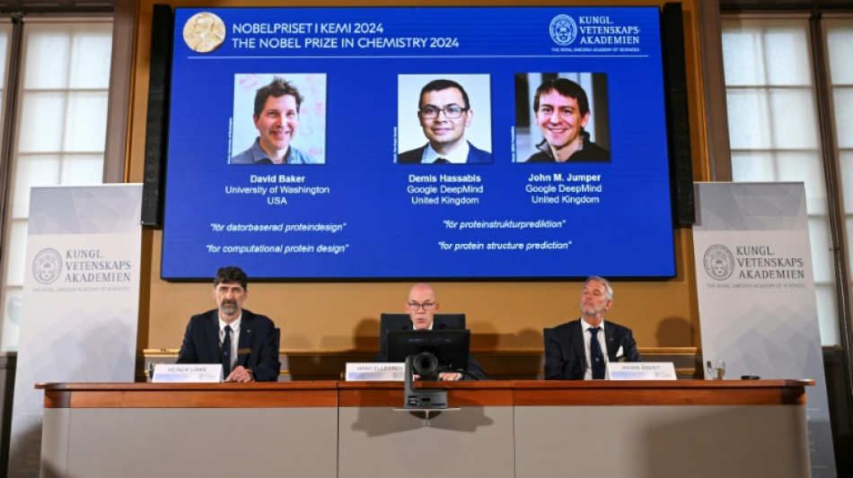 Chemie-Nobelpreis geht an drei Forscher aus den USA und Gro&szlig;britannien