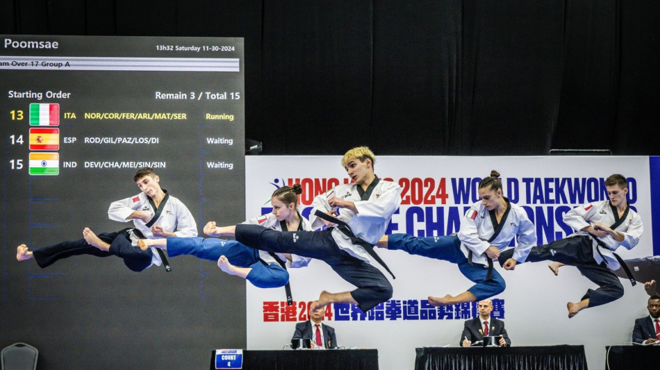 Taekwondo: Italia campione d'Europa nel freestyle