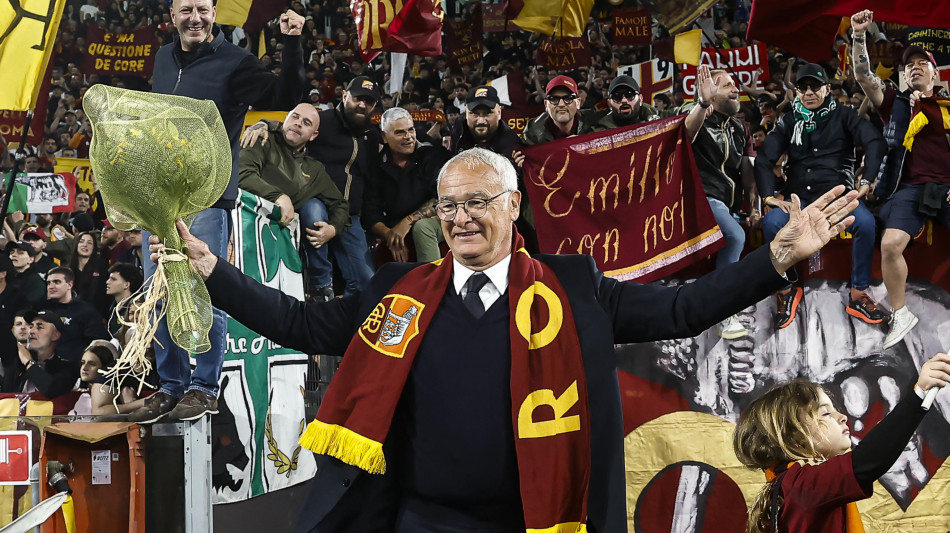 Ranieri 'ho dato tutto me stesso, diamo fiducia a questa Roma'