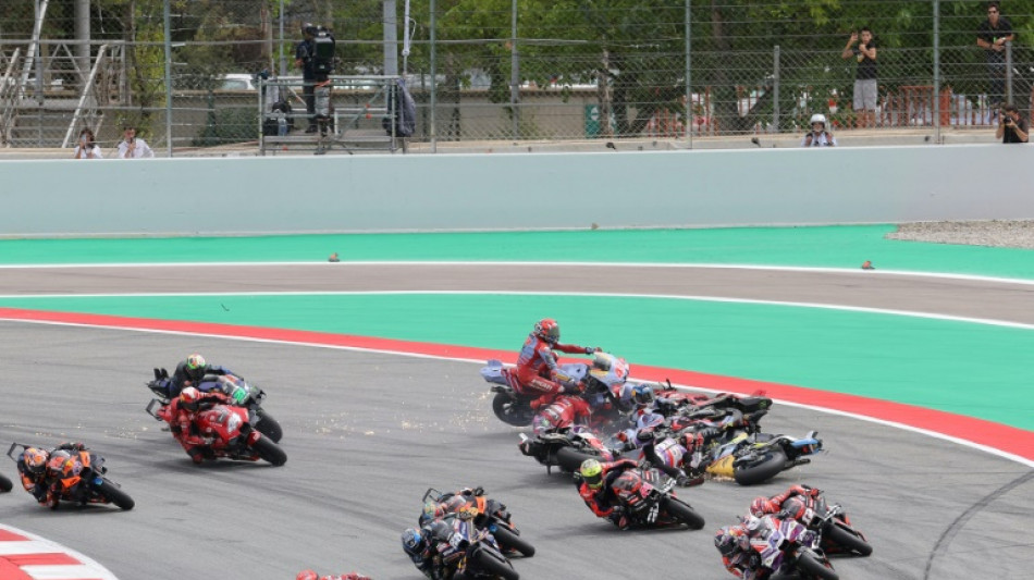 Bagnaia injured in horror crash at Montmelo