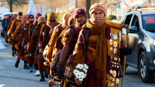 'We just need something positive' - Monks' peace walk across US draws large crowds