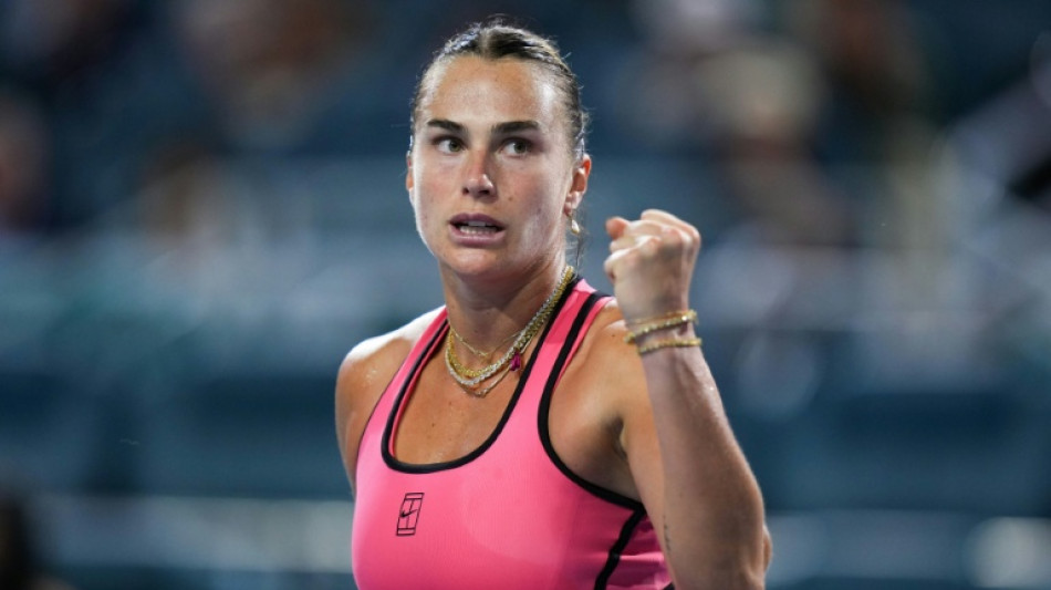 Sabalenka subdues Rybakina to reach Miami Open final