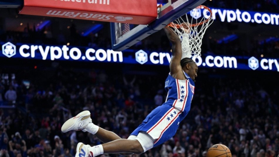 Sixers down Rockets behind Embiid triple-double