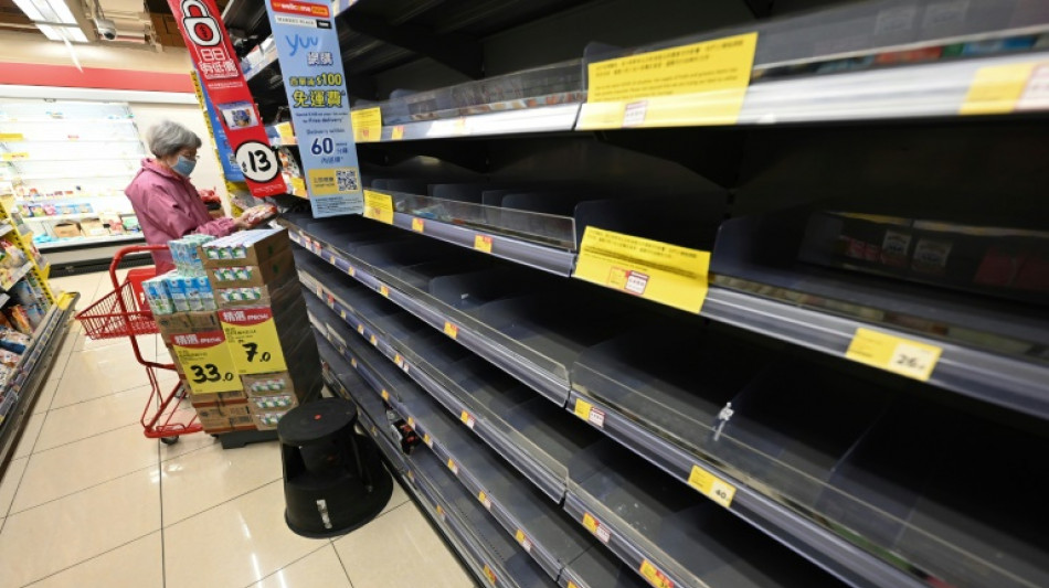 P&aacute;nico en los supermercados de Hong Kong por temor a confinamiento estricto