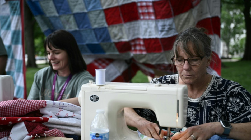 'No one is illegal': Mormon women stage patchwork protest in Washington