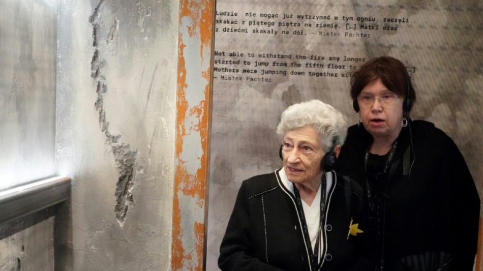 "Ca br&ucirc;lait autour", t&eacute;moignent les rescap&eacute;es du soul&egrave;vement du ghetto de Varsovie