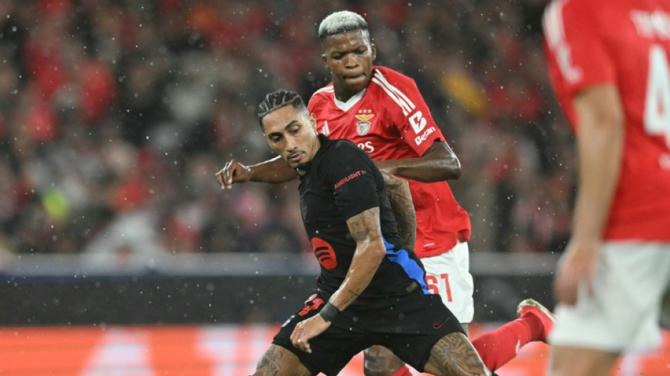 Un Bar&ccedil;a &eacute;pico reina en el caos ante el Benfica liderado por Raphinha