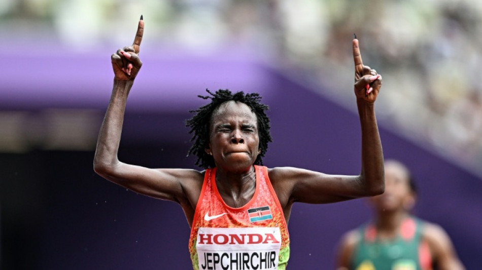 Kenya's Jepchirchir outsprints Assefa for world marathon gold