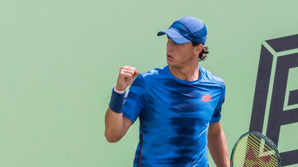Tennis: esordio vincente, Darderi avanza a Monaco di Baviera