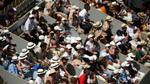 At sweltering Roland Garros fans and players try to stay cool