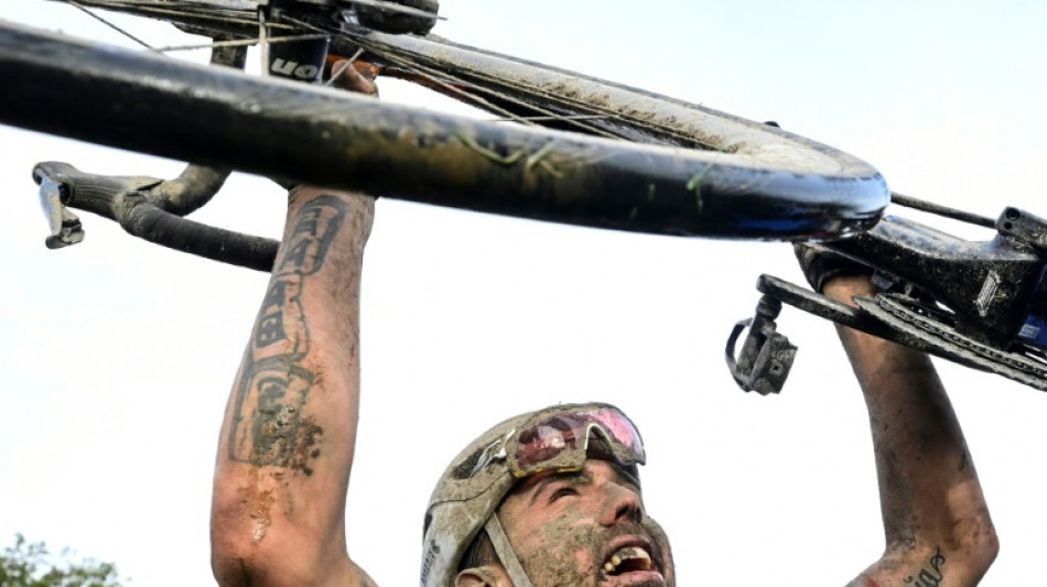 Mixed emotions for Colbrelli as Paris-Roubaix winner forced to retire