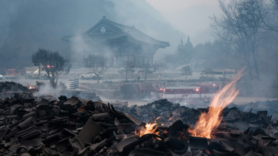 Corée du Sud: 18 morts dans une série de feux de forêt d'une rare ampleur