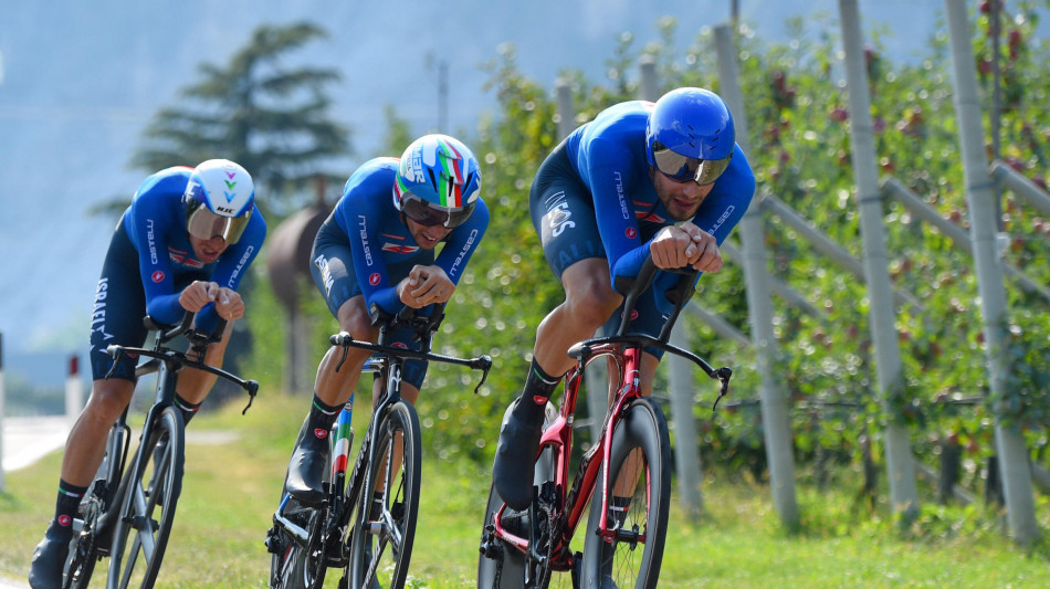 Europei ciclismo: argento per l'Italia nella staffetta mista
