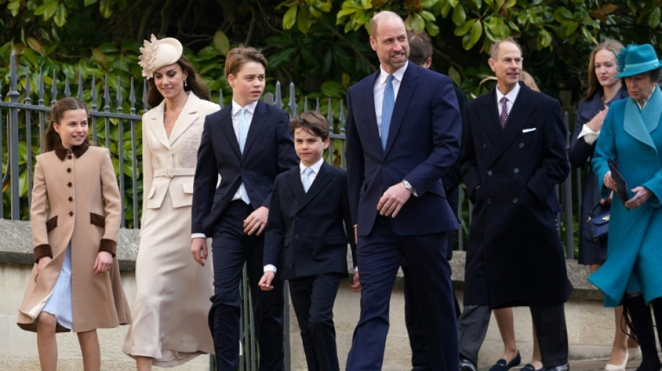 British royals attend Easter service without Andrew