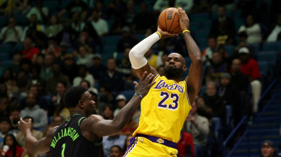James, Doncic carry Lakers past Pelicans