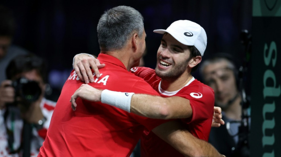 Coric edges Croatia ahead of Australia in Davis Cup semi-finals