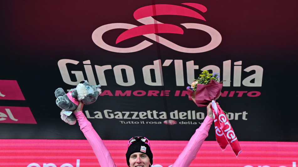 Giro: a Pogacar anche la 16/a tappa, &egrave; la quinta vittoria