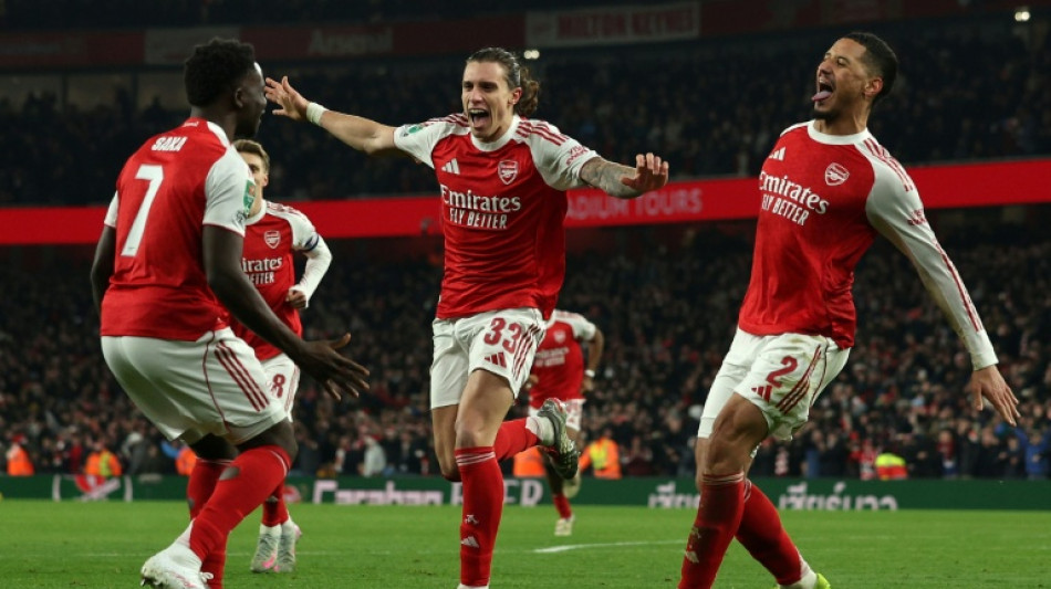 El Arsenal vence en penales 8-7 al Crystal Palace y avanza a semis de Copa de la Liga