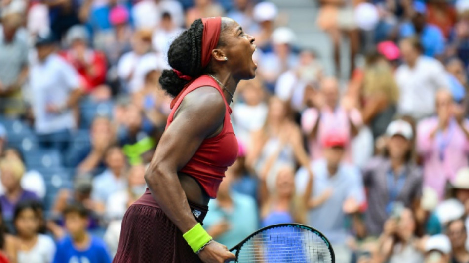 Gauff ends Wozniacki run to reach US Open last eight