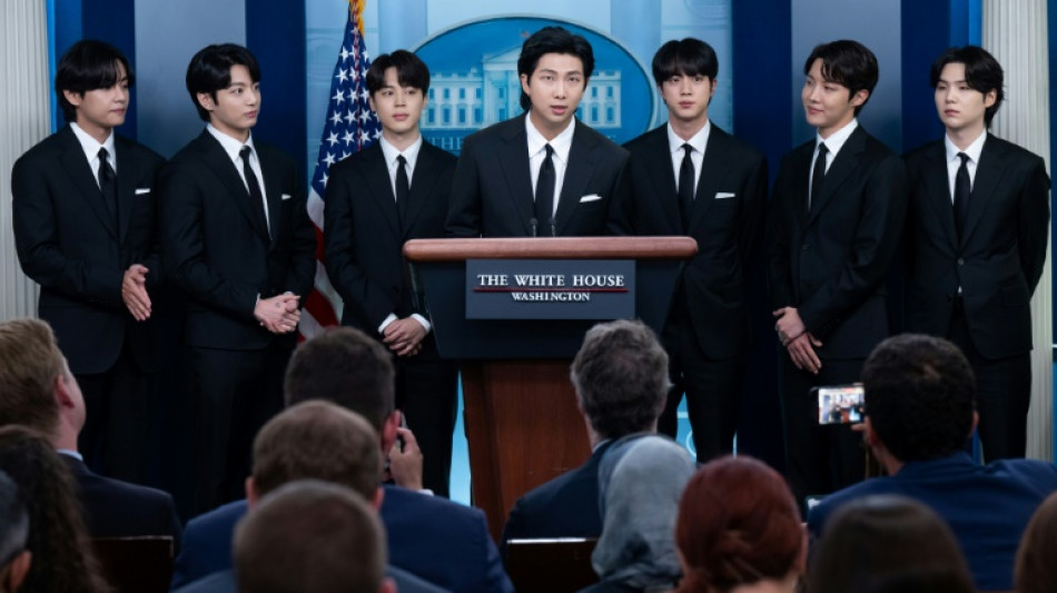 S&uuml;dkoreanische Popband BTS prangert im Wei&szlig;en Haus Rassismus gegen Asiaten an